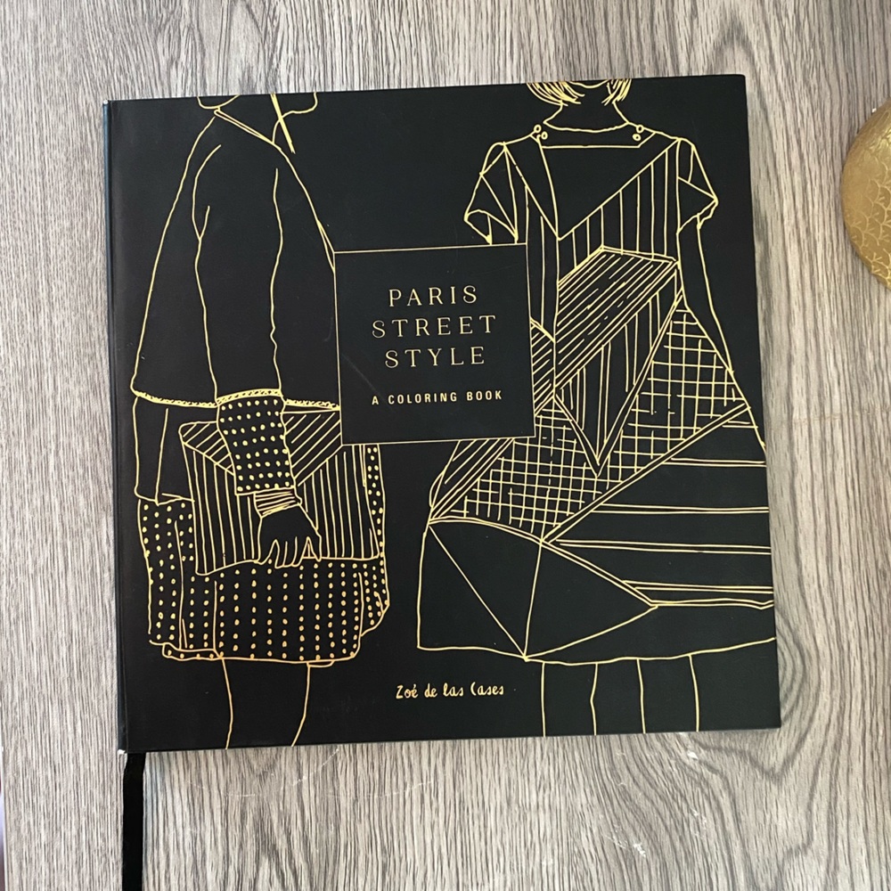 Paris Street Style: A Coloring Book
